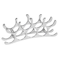 REGÁL NA VÍNO - hliníková, Modern, kov (55/20/12cm) - MID.YOU