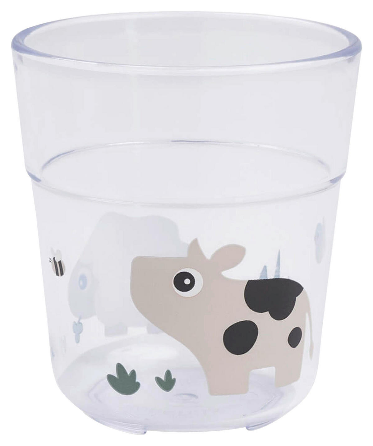 KINDERGLAS 180 ml  - Sandfarben/Transparent, Basics, Kunststoff (7,3/7,3/8cm) - done by deer