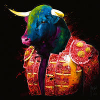 KUNSTDRUCK 14/14 cm  - Multicolor/Schwarz, Basics, Papier (14/14cm) - Monee