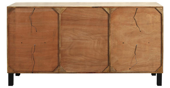 SIDEBOARD 175/90/42 cm  - Graubraun/Schwarz, LIFESTYLE, Glas/Holz (175/90/42cm) - Landscape