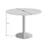 KONFERENZTISCH - Chromfarben/Zwetschgefarben, KONVENTIONELL, Holzwerkstoff/Metall (100cm) KONFERENZTISCH - Chromfarben/Zwetschgefarben, KONVENTIONELL, Holzwerkstoff/Metall (100cm)
