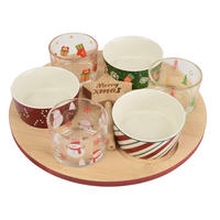 SNACKSCHALENSET  - Multicolor, LIFESTYLE, Keramik (26/26cm)
