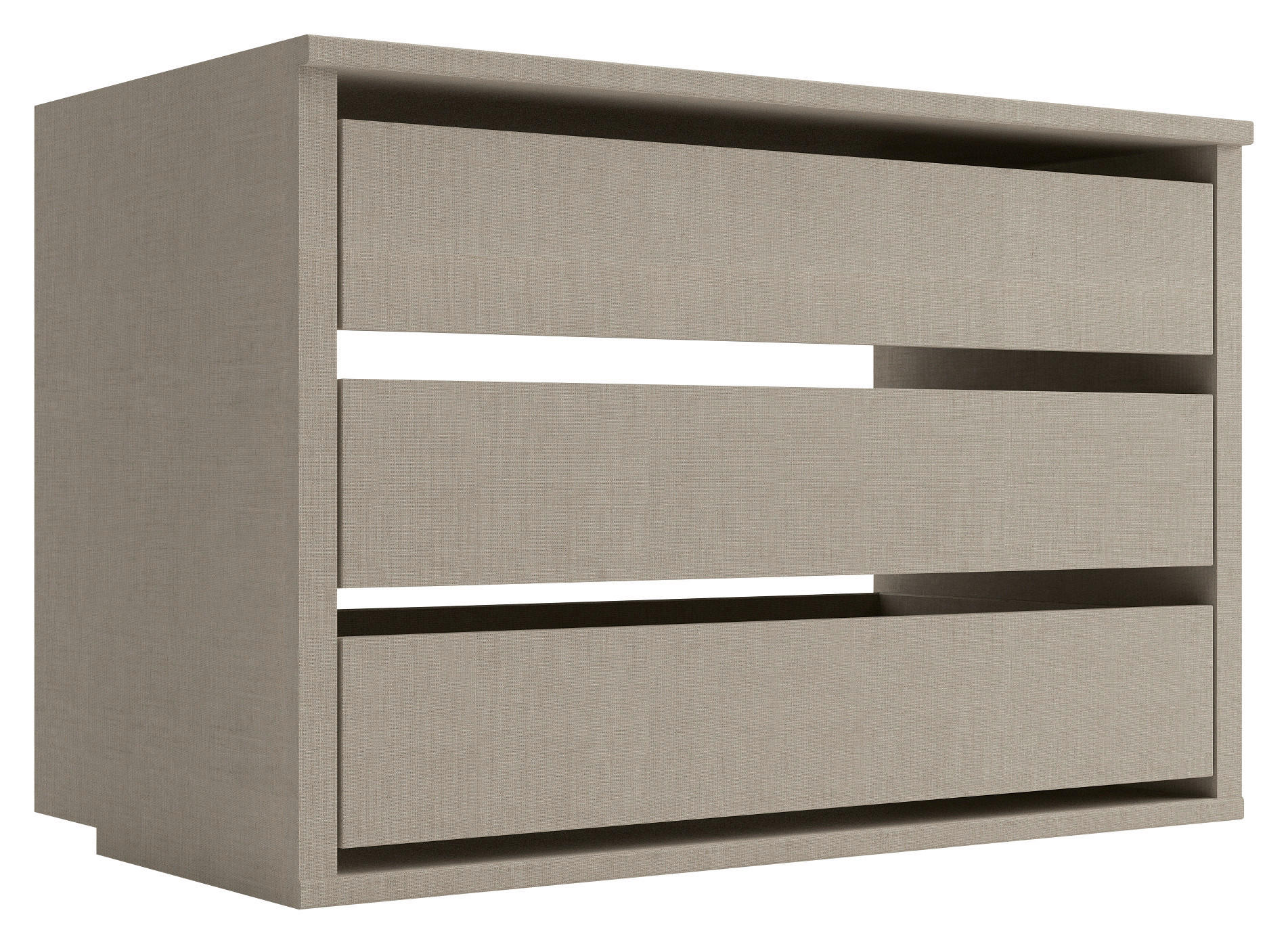 home24 Schubkasteneinsatz Taupe 88x64x50 cm