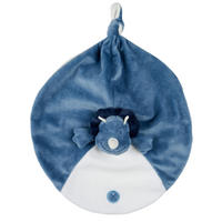 SCHMUSETUCH Didi  - Blau/Weiß, Trend, Textil (27cm) - Patinio