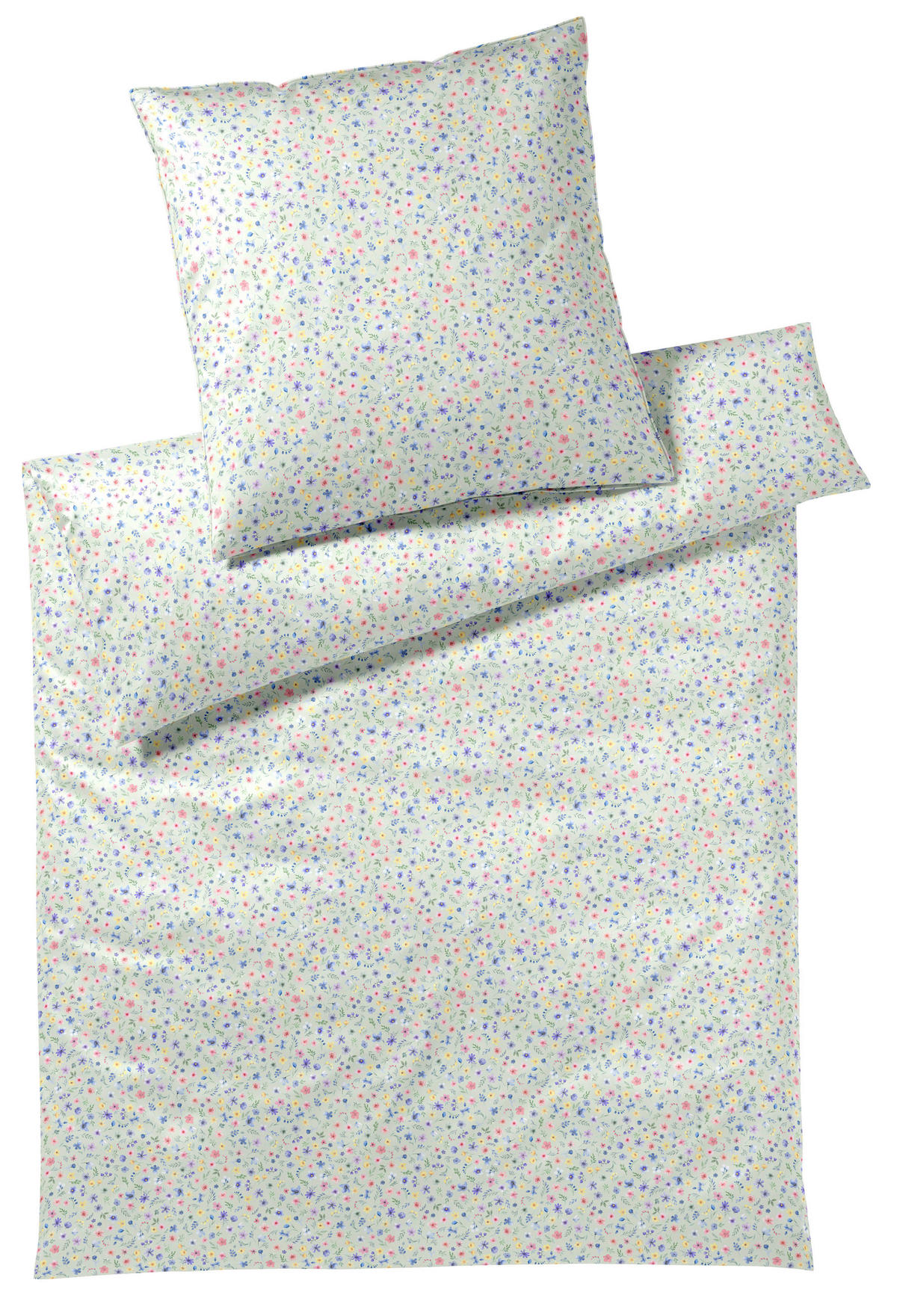 POSTELJNINA BEAUTIES 200/200 cm mako saten žajbljevo zelena  - žajbljevo zelena, Konvencionalno, tekstil (200/200cm) - Elegante