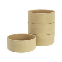 MÜSLISCHALENSET Futuro 4-teilig  - Hellbraun, Basics, Keramik (14/14/6cm) - Creatable