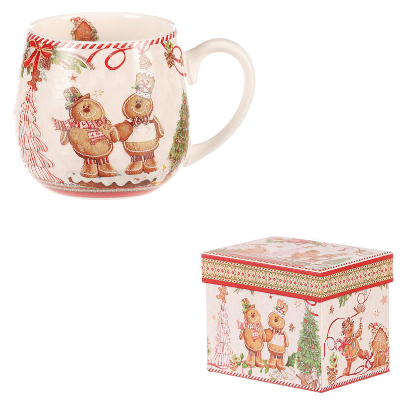 HRNČEK - červená, Basics, keramika (13/11/10cm)