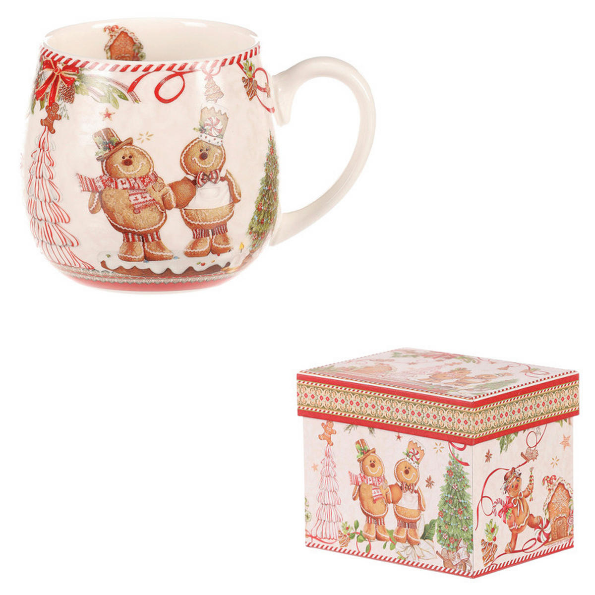 HRNČEK - červená, Basics, keramika (13/11/10cm)