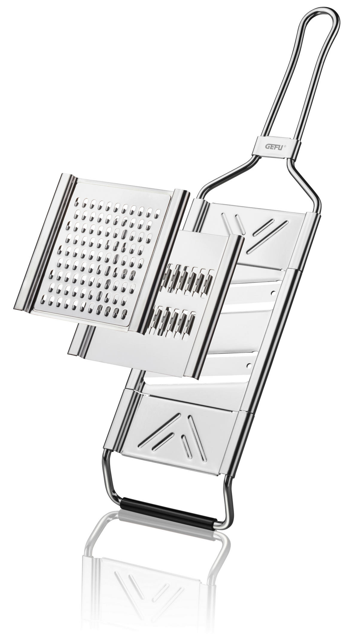 RIBEŽ ZA POVRĆE RASPINI  - srebrne boje/crna, Basics, metal/plastika (33,7/9,8/2,7cm) - Gefu