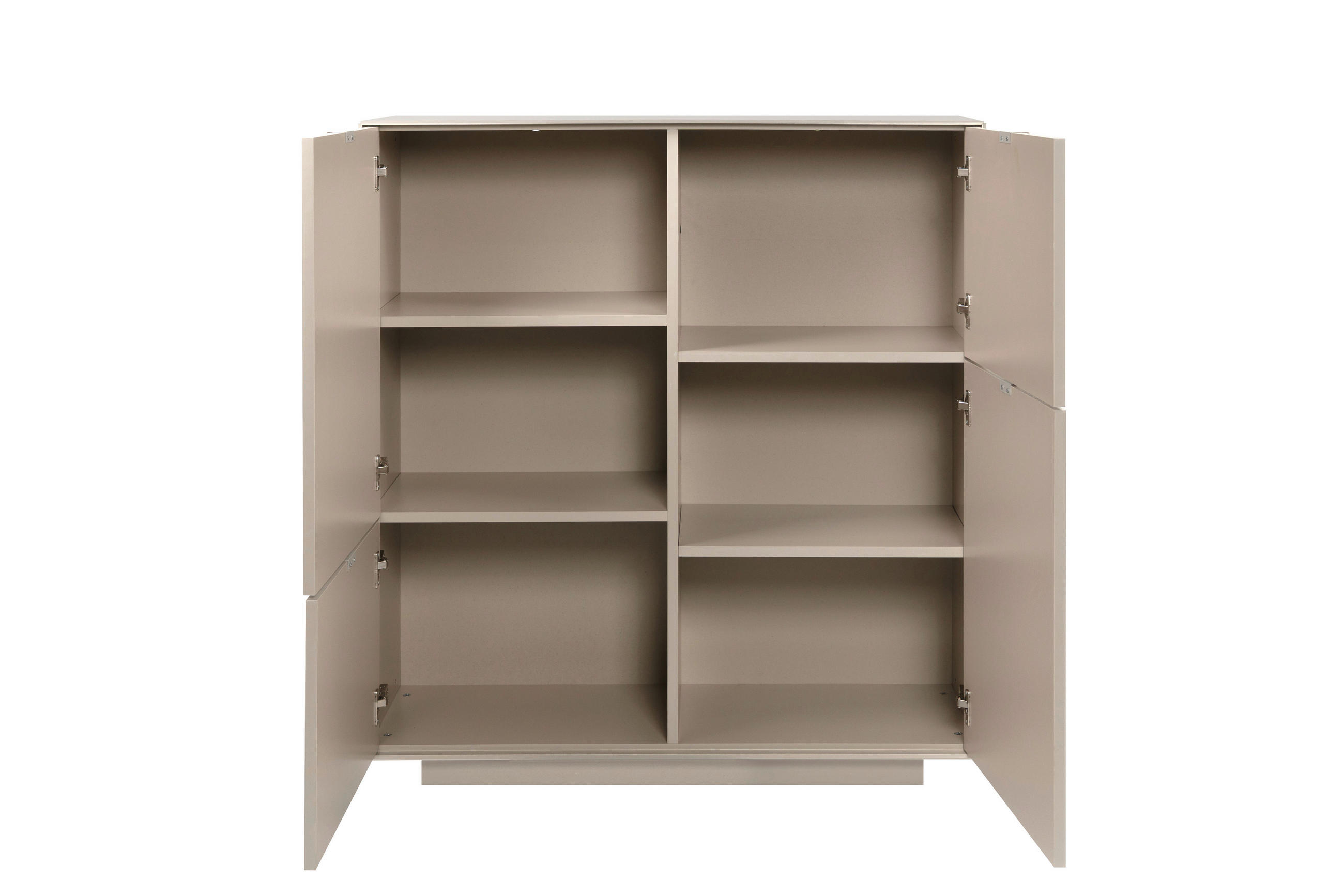 KOMMODE Sofia  in 107/115/37,5 cm  - Sandfarben, Design, Holzwerkstoff/Kunststoff (107/115/37,5cm) - MID.YOU