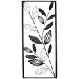 WANDDEKO Metall  - Schwarz, Natur, Metall (35,5/81,5cm) - Ambia Home