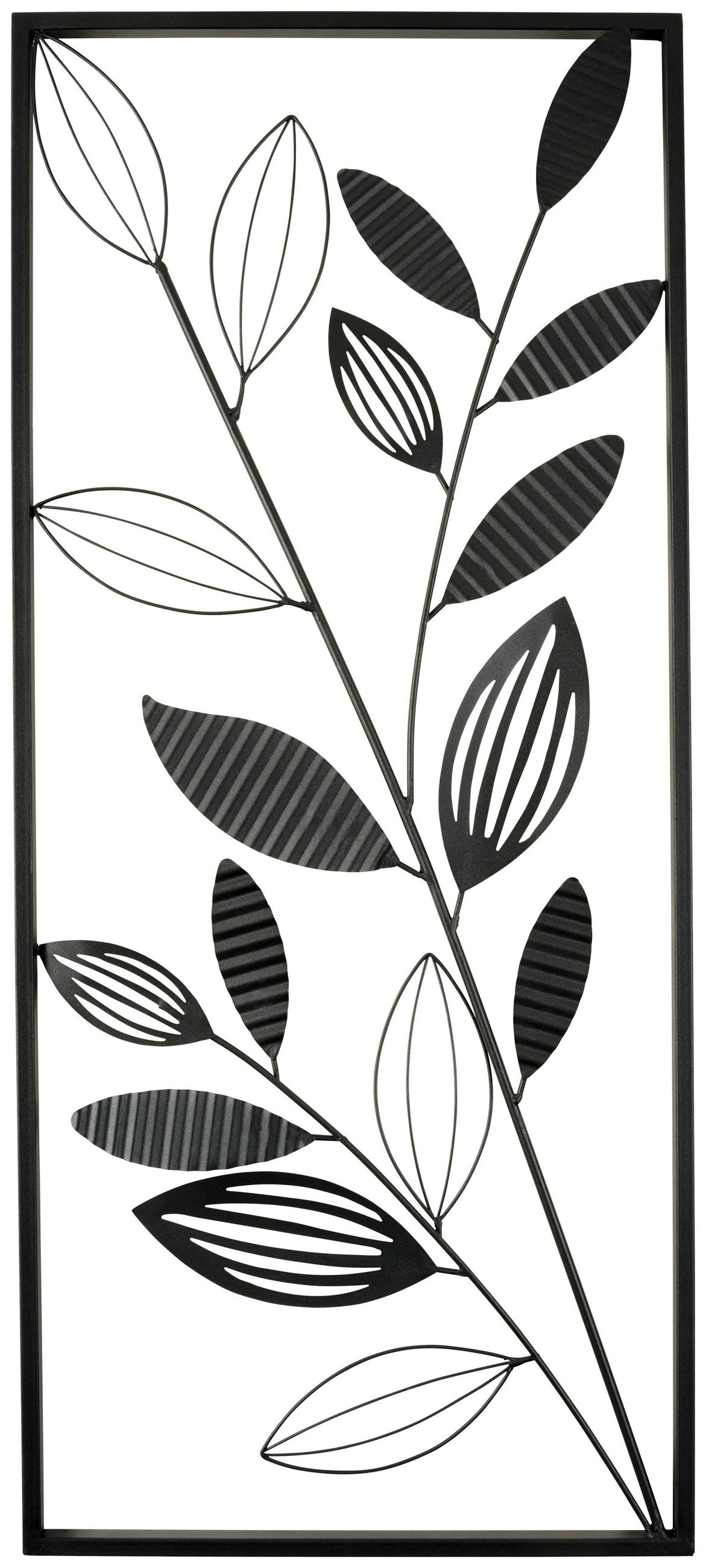 Ambia Home Wanddeko Schwarz 35.5x81.5 cm