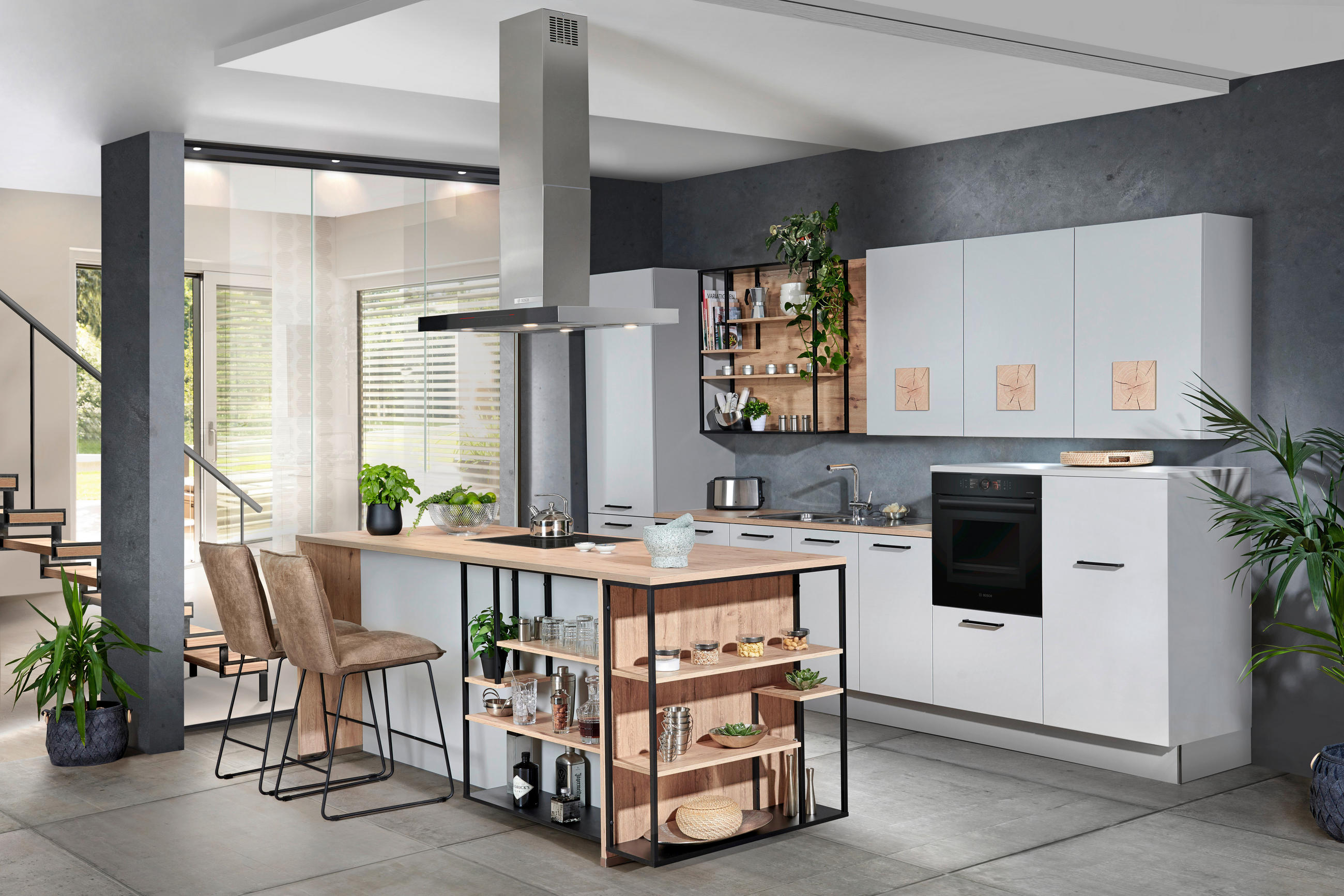 EINBAUKÜCHE   - Design, Holzwerkstoff - Dieter Knoll