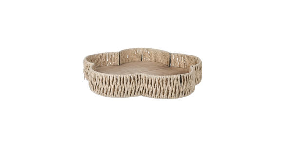 AUFBEWAHRUNGSKÖRBCHEN 34,5/6,5 cm - Naturfarben, Trend, Papier/Holzwerkstoff (34,5/6,5cm) - Ambia Home