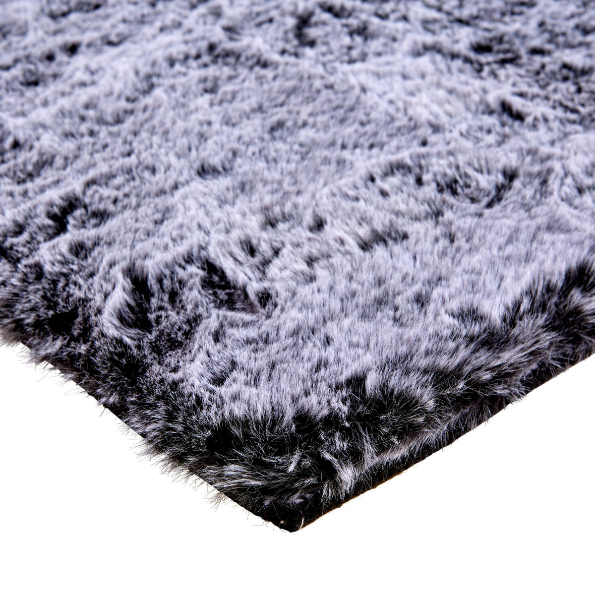 KOBEREC S VYSOKÝM VLASEM, 80/150 cm, barvy stříbra - barvy stříbra, Design, textil (80/150cm) - Novel