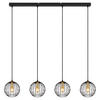 HÄNGELEUCHTE 100/16/150 cm    - Messingfarben/Schwarz, Basics, Metall (100/16/150cm) - Globo