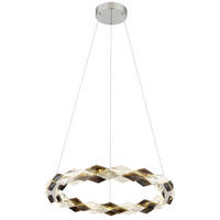 LED-HÄNGELEUCHTE 55/130 cm  - Klar, Design, Kunststoff/Metall (55/130cm) - Globo