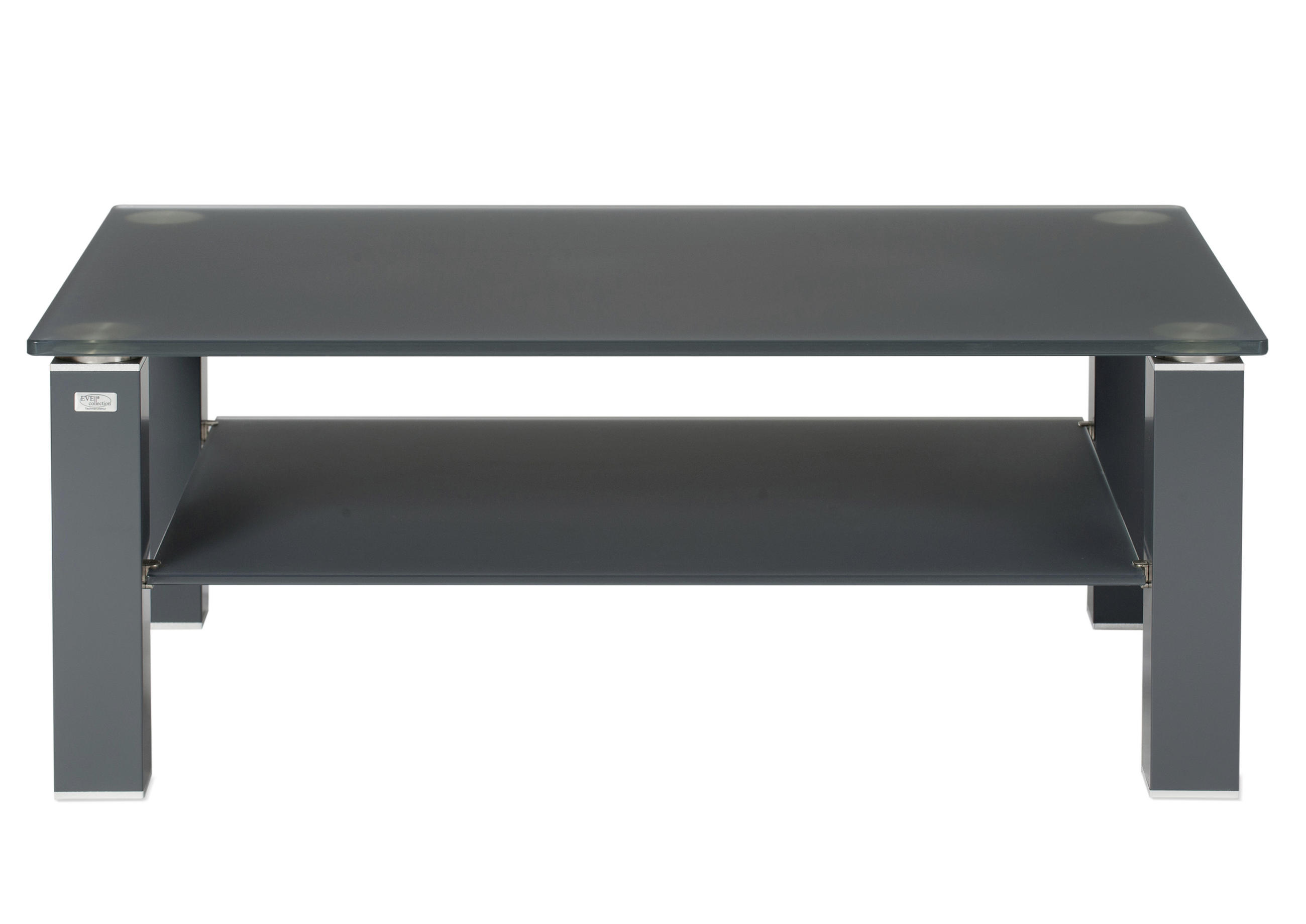 COUCHTISCH in Glas 110/70/43 cm  - Graphitfarben, Design, Glas (110/70/43cm)