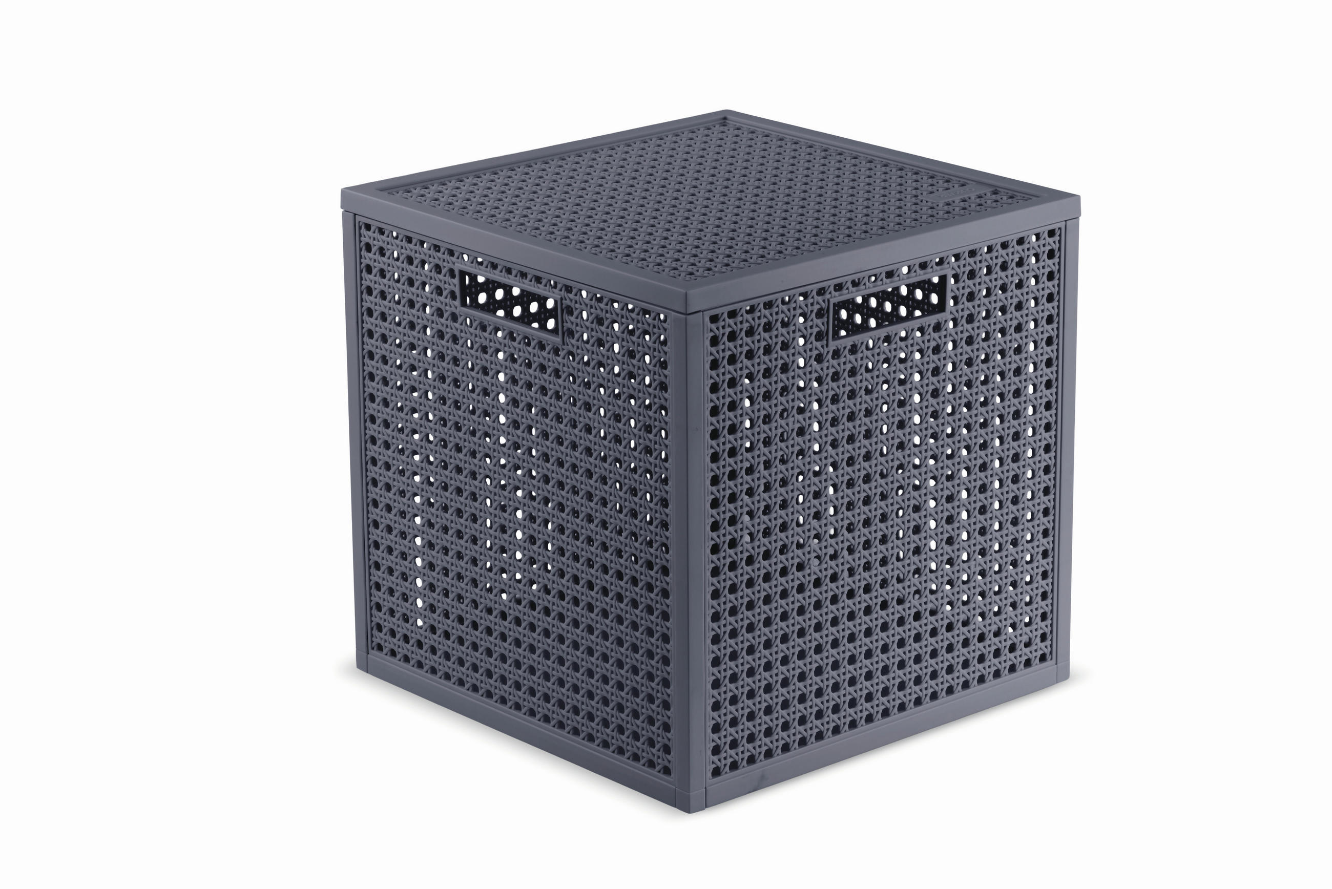 DOBOZ  - sötétszürke, Basics, műanyag (28,0/28,0/28,0cm) - Curver