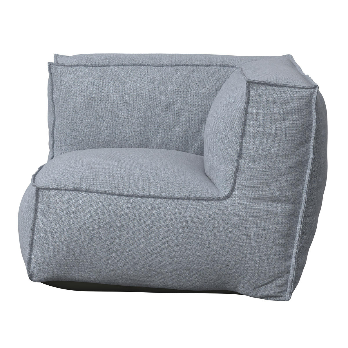 LOUNGESOFA  - Grau, MODERN, Textil (95/80/95cm) - Ambia Garden
