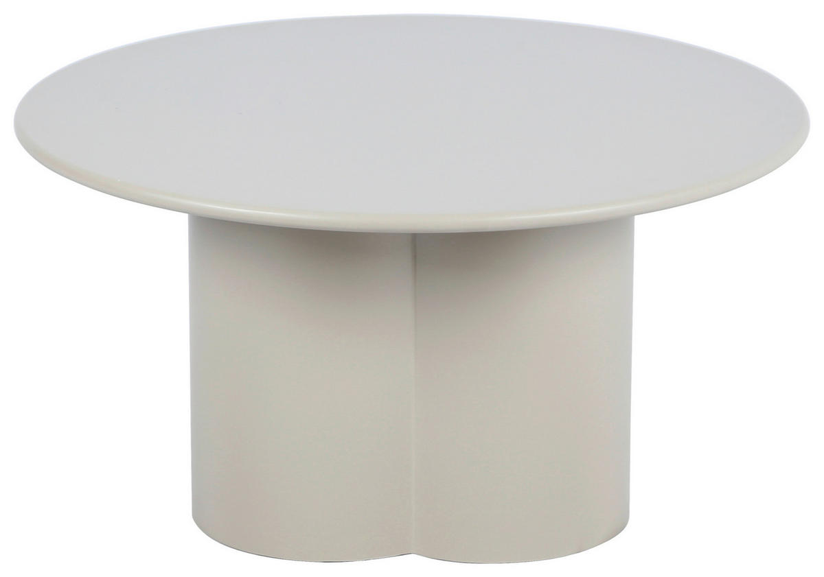 COUCHTISCH 80/80/42 cm rund Kaschmir  - Kaschmir, Design, Holzwerkstoff/Metall (80/80/42cm) - Stylife