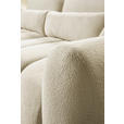 SCHLAFSOFA Webstoff Creme  - Creme/Schwarz, KONVENTIONELL, Kunststoff/Textil (262/93/117cm) - Carryhome