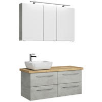 BADEZIMMER  in 120 cm  - Weiß/Grau, KONVENTIONELL, Holzwerkstoff (120cm) - Pelipal