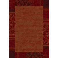 WEBTEPPICH 160/230 cm Dunkelrot, Dunkelorange  - Dunkelorange/Dunkelrot, KONVENTIONELL, Textil (160/230cm)