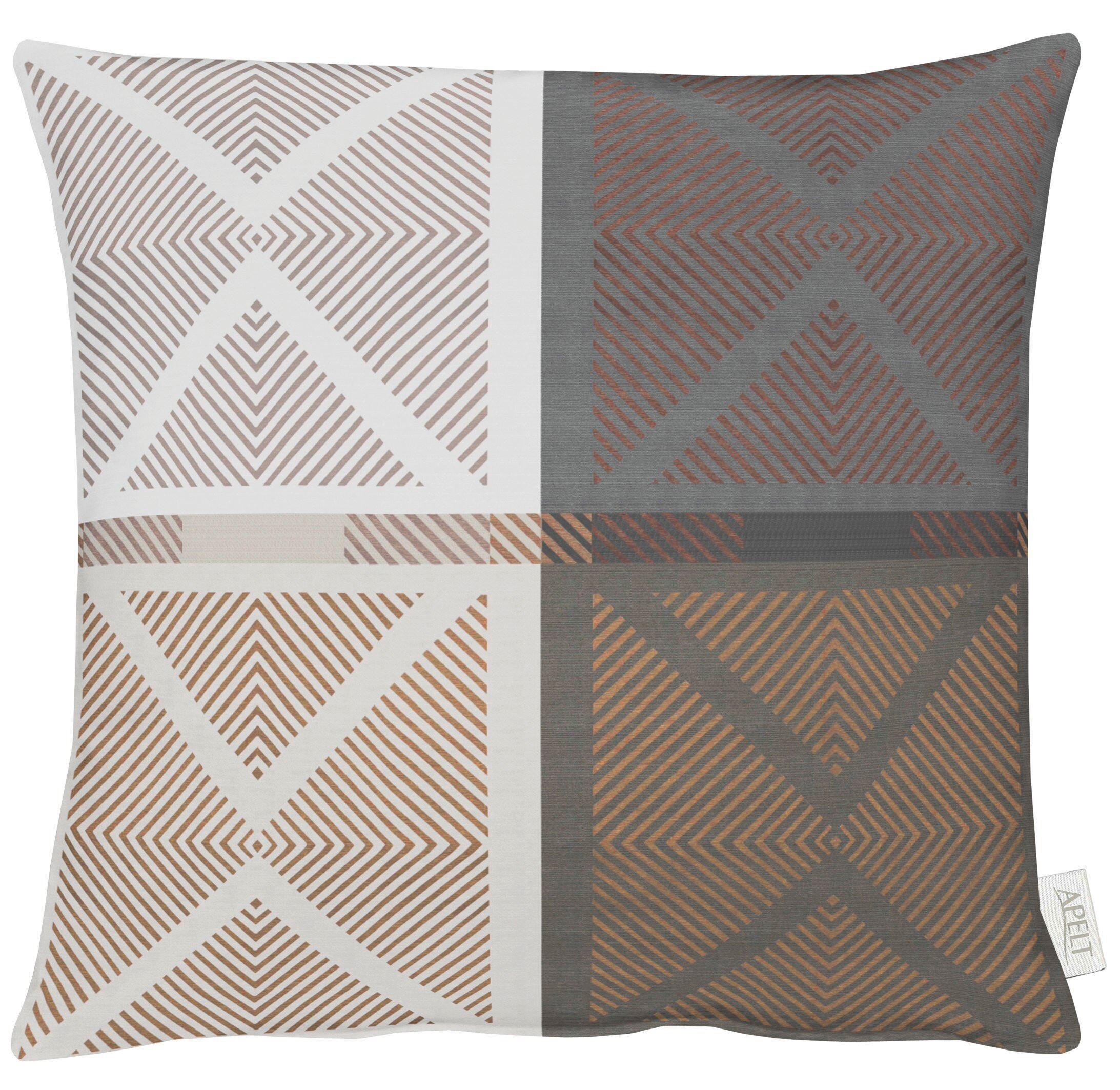 ZIERKISSEN 48/48 cm - Braun, Design, Textil (48/48cm) - Apelt