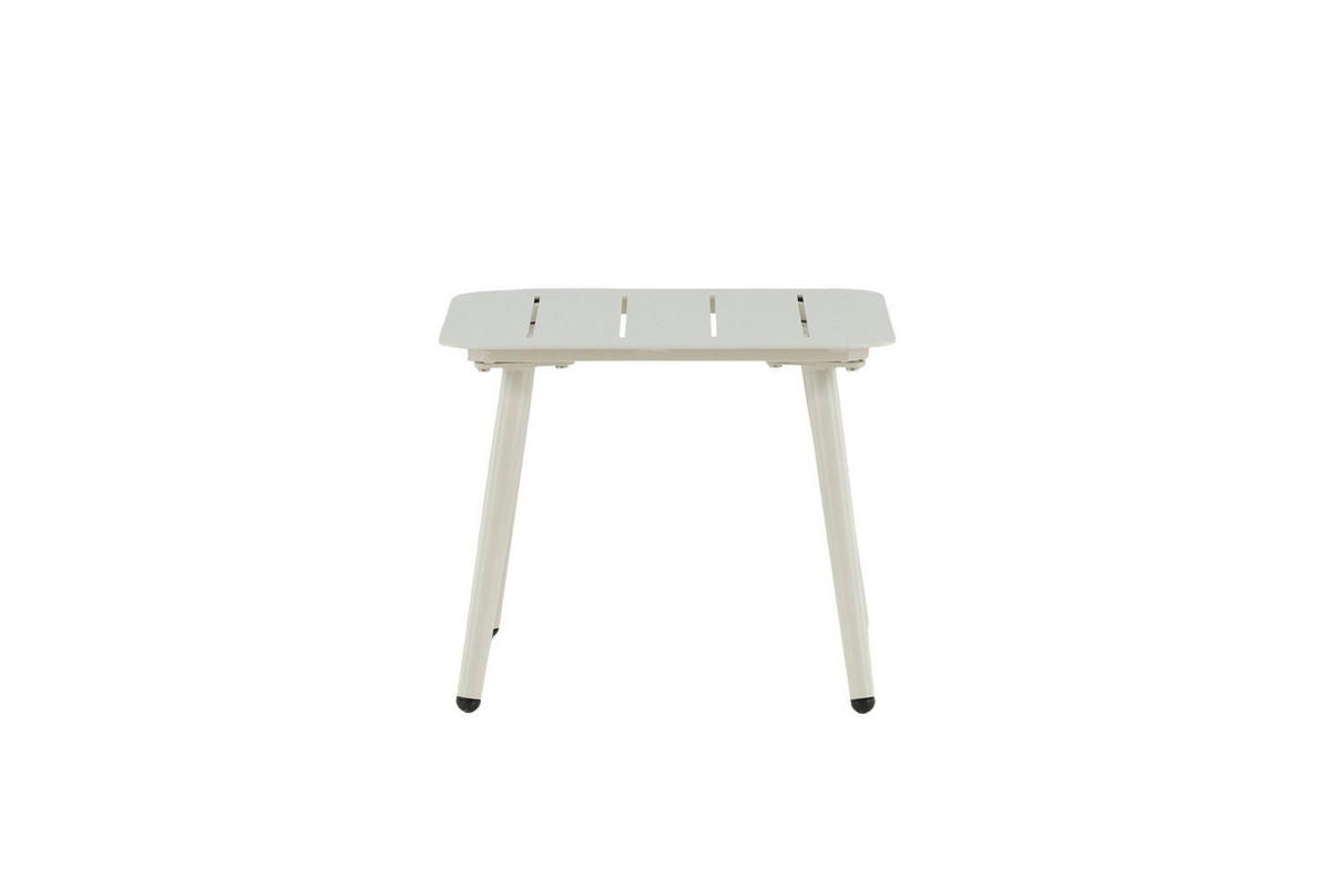 LOUNGEBORD  - beige, Modern, metall (40/40/33cm) - Gardenson