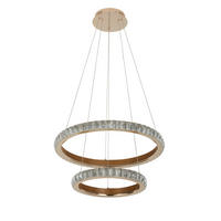 LED-HÄNGELEUCHTE 60/120 cm    - Goldfarben, Design, Glas/Metall (60/120cm) - Glandor