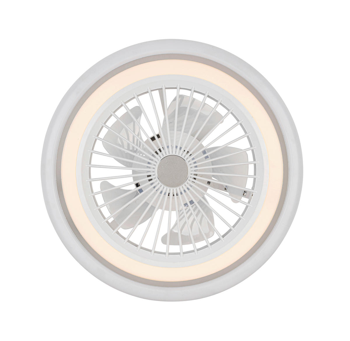 PLAFONSKI VENTILATOR   - providno/boja hroma, Osnovno, plastika (49/19cm) - Mican
