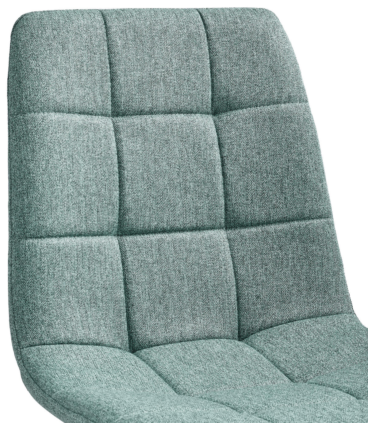 STUHL  in Eisen Webstoff  - Schwarz/Grau, Lifestyle, Textil/Metall (44,5/86/54,5cm) - Livetastic
