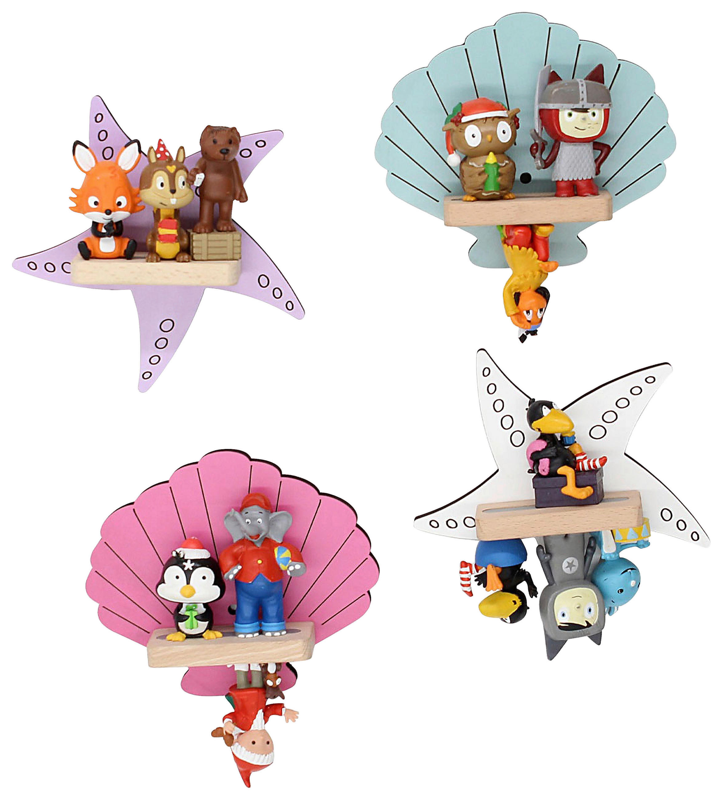 KINDERREGAL  - Multicolor, Modern, Holzwerkstoff (17/17/5cm) - MID.YOU