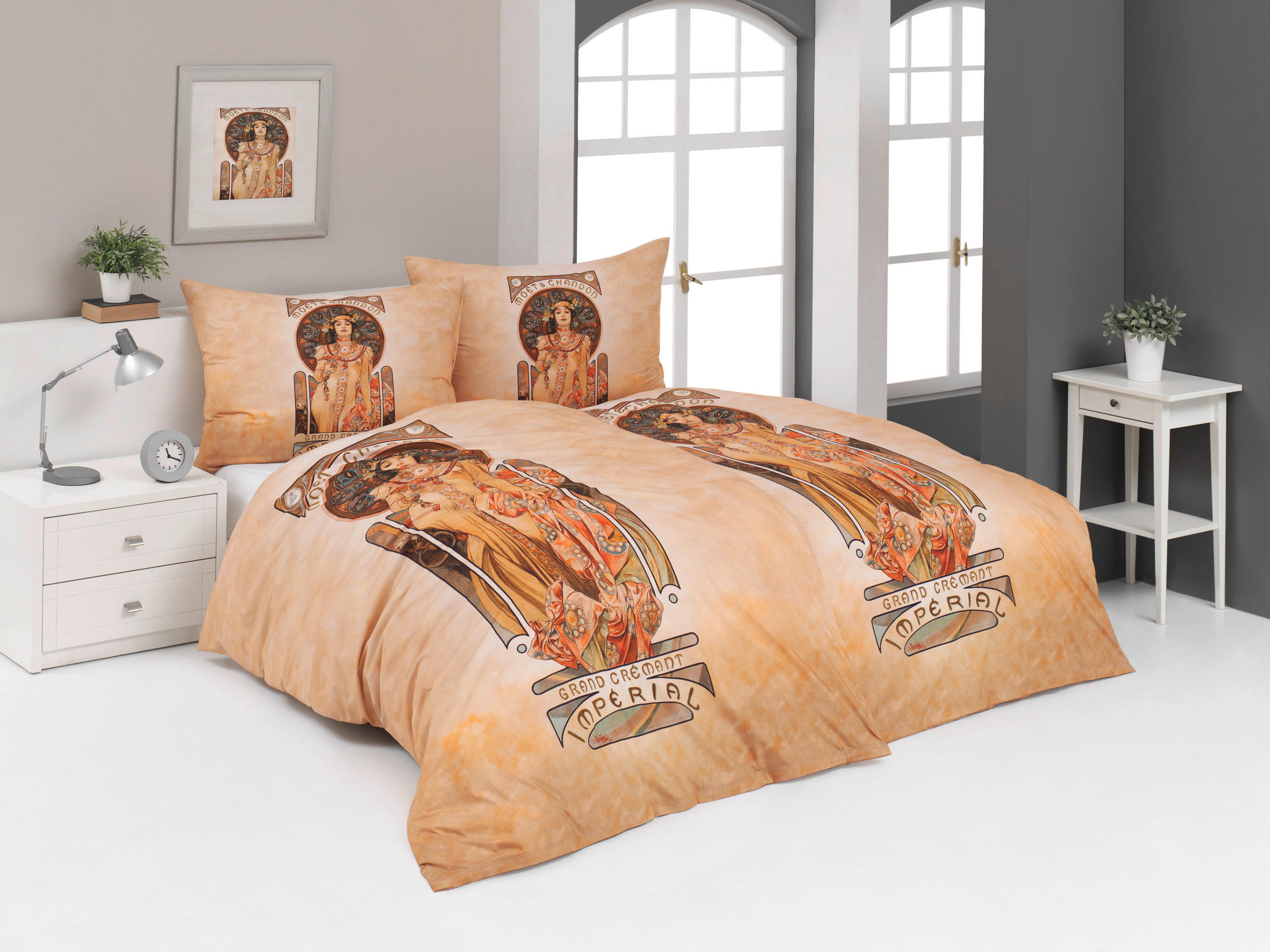 Matejovsky POSTEĽNÁ BIELIZEŇ, renforcé, viacfarebná, 140/200 cm