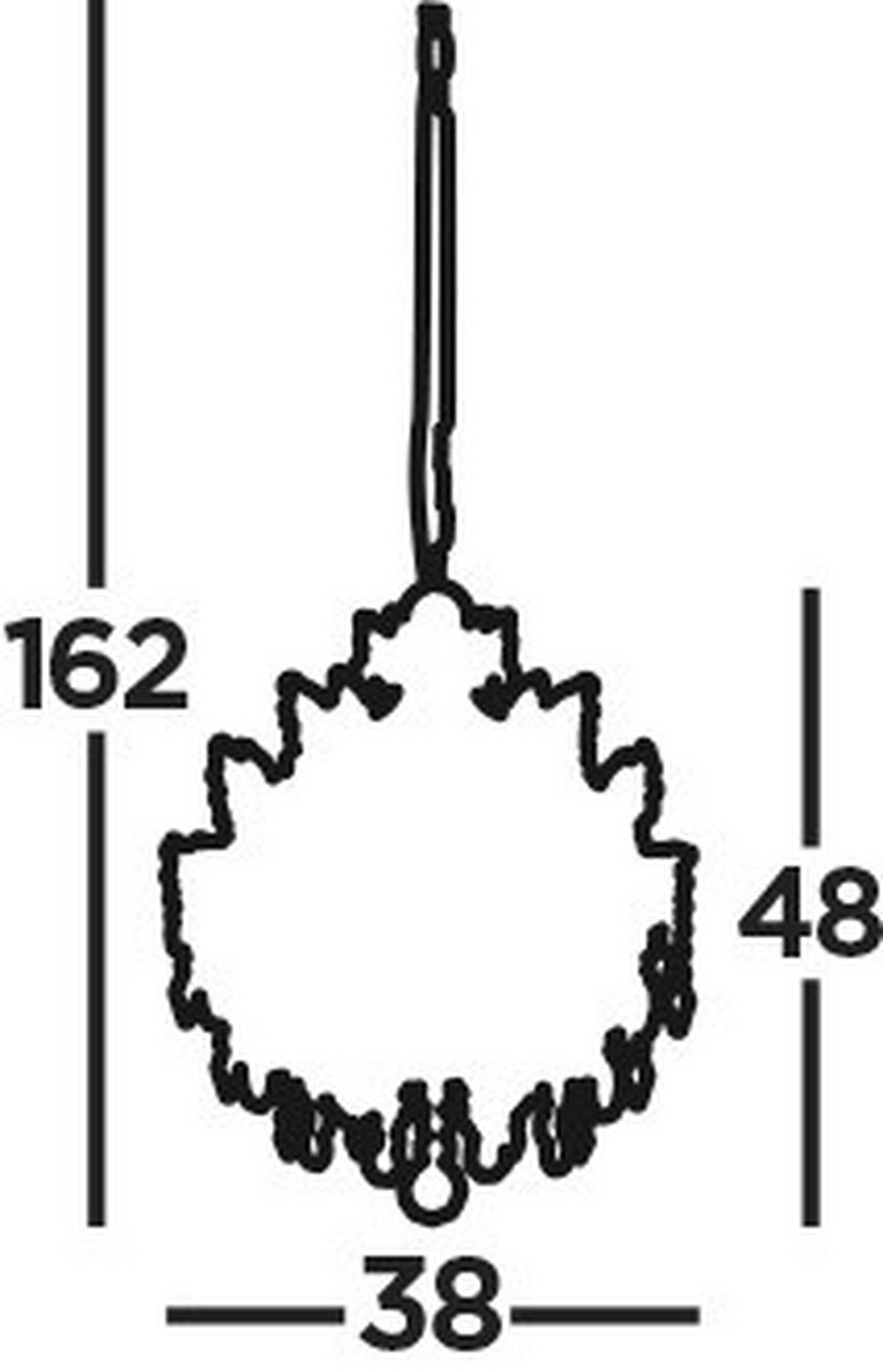 KRISTALNA VISEČA SVETILKA - barve kroma, Design, kovina/steklo (38/162cm)
