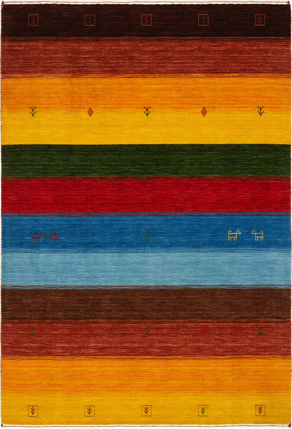 ORIENTTEPPICH 70/140 cm Ikarus  - Multicolor, Lifestyle, Textil (70/140cm) - Cazaris