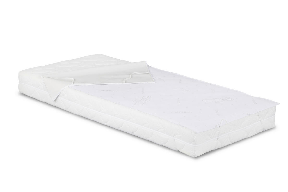 POSTELJNI NADVLOŽEK - bela, Design, tekstil (90/200cm) - Meblojogi