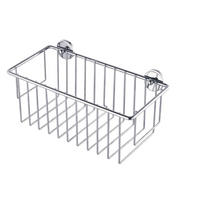 DUSCHREGAL - Edelstahlfarben, MODERN, Metall (25/11,7/12,5cm) - Tesa