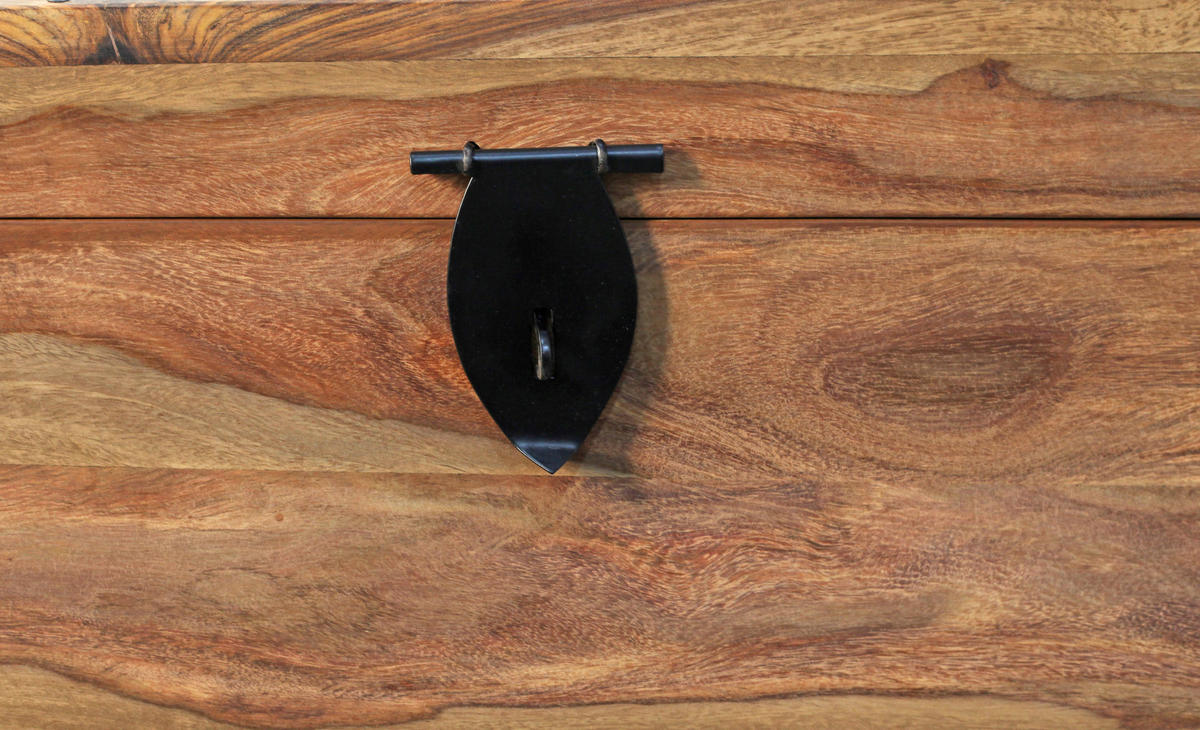 TRUHE in Holz 90/45/45 cm  - Naturfarben, Design, Holz (90/45/45cm) - Livetastic