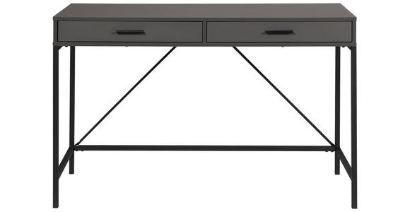 SCHREIBTISCH 120/50/76 cm  in Dunkelgrau  - Dunkelgrau, Design, Holz/Metall (120/50/76cm) - Hom`in