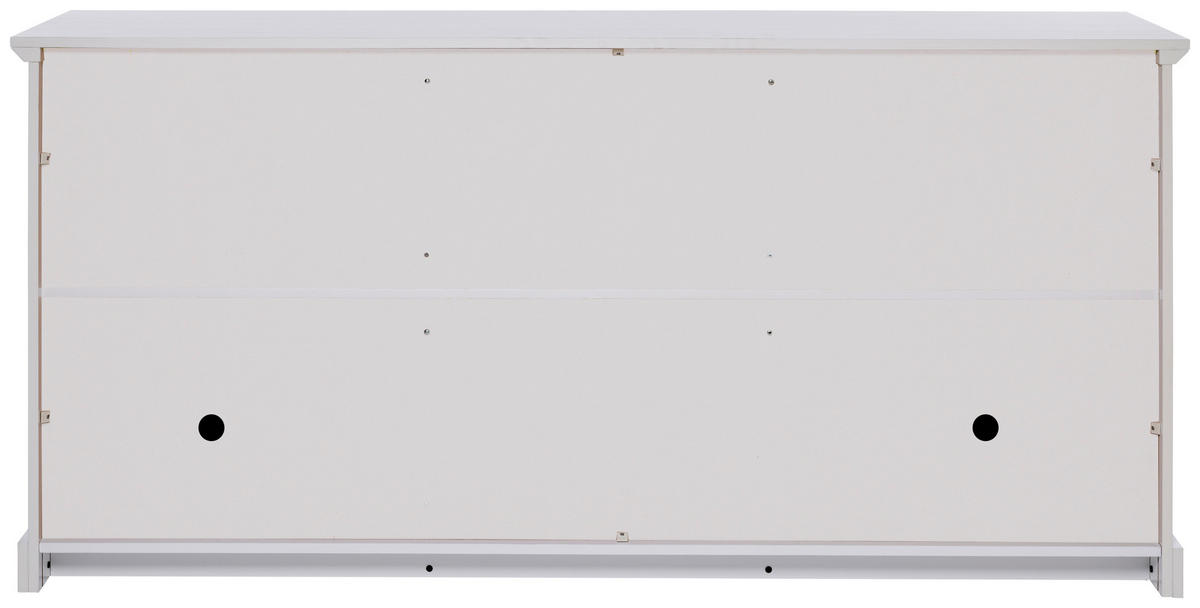 SIDEBOARD Hampton  in 158/81,3/40 cm  - Eichefarben/Schwarz, KONVENTIONELL, Holzwerkstoff/Metall (158/81,3/40cm)