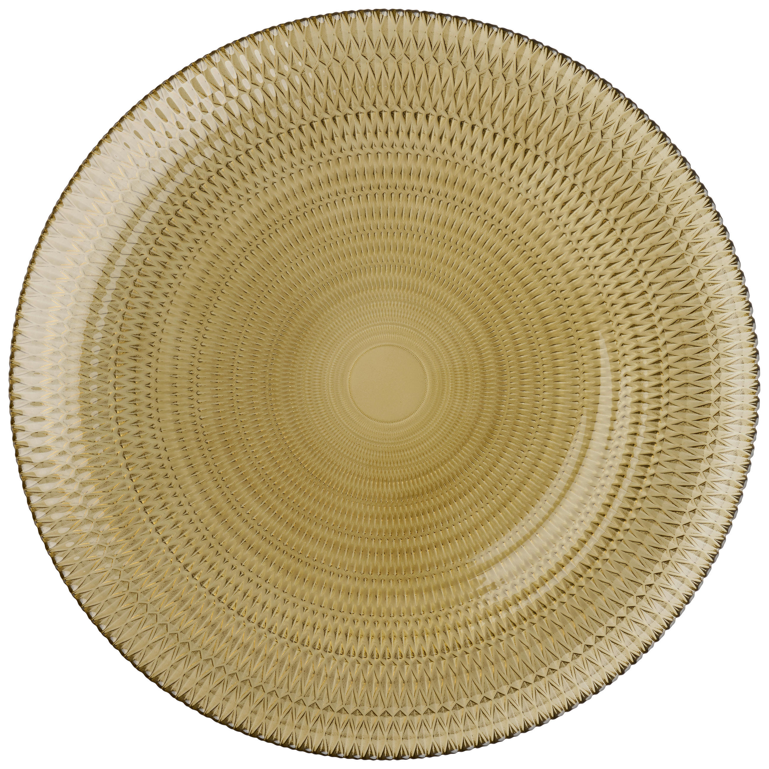 SERVERINGSFAT 33 cm  - guldfärgad, Basics, glas (33cm) - Novel