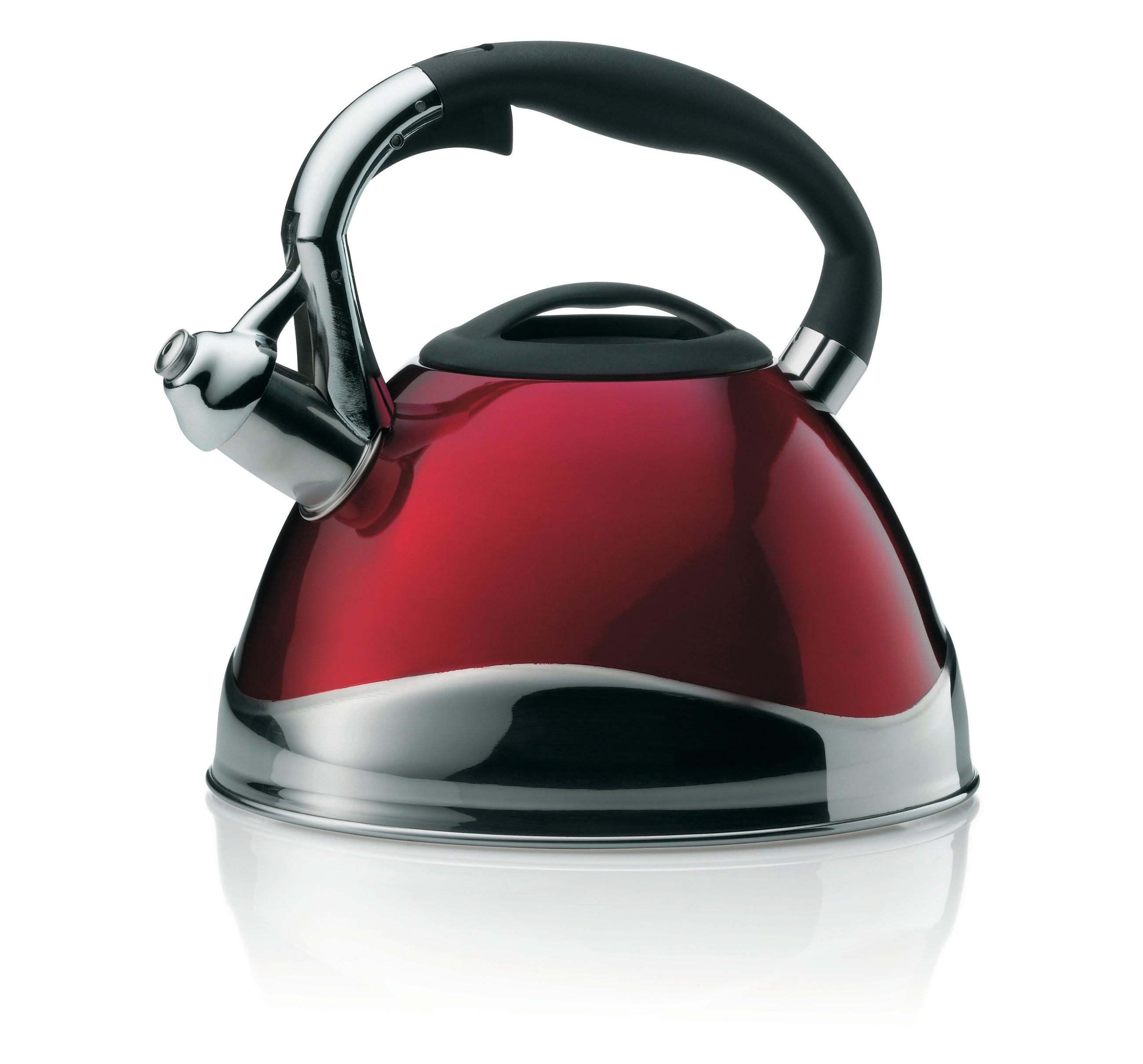 WASSERKESSEL Vitus  - Rot, KONVENTIONELL, Metall (22/21.5cm) - Kela