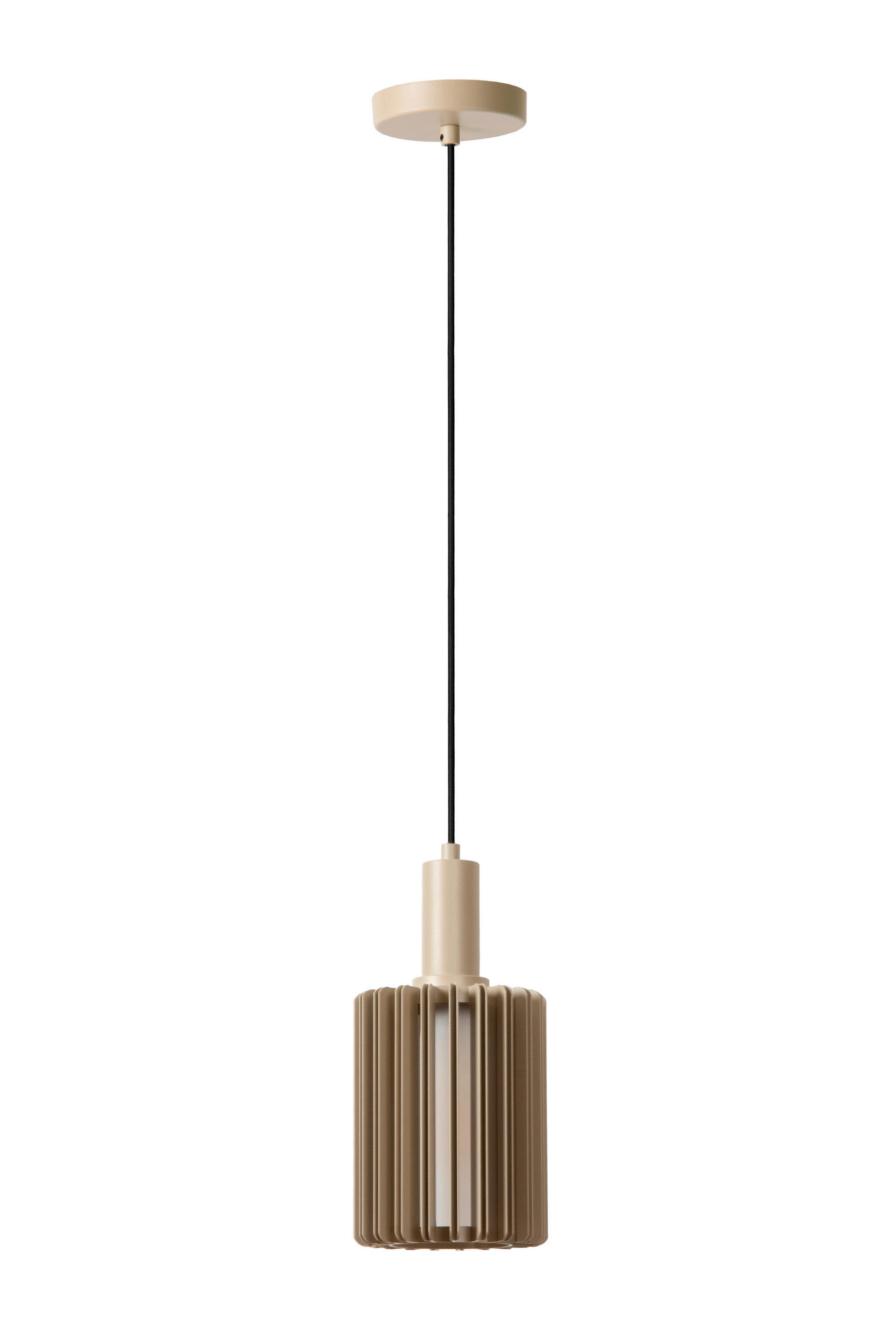 HÄNGELEUCHTE LAMBRES 15/15/164 cm   - Braun, Trend, Metall (15/15/164cm) - Lucide