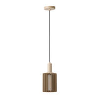HÄNGELEUCHTE LAMBRES 15/15/164 cm   - Braun, Trend, Metall (15/15/164cm) - Lucide