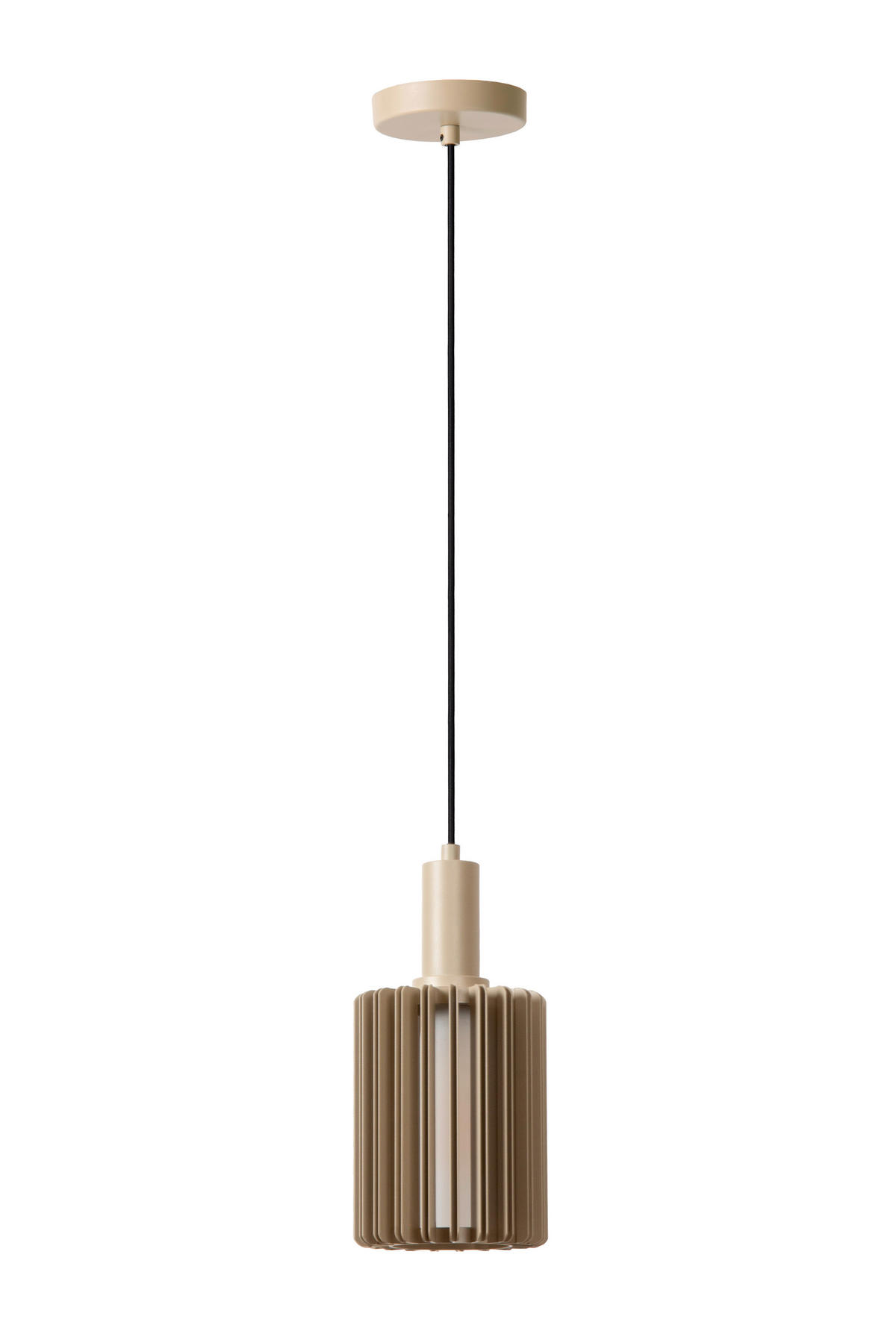 HÄNGELEUCHTE LAMBRES 15/15/164 cm   - Braun, Trend, Metall (15/15/164cm) - Lucide
