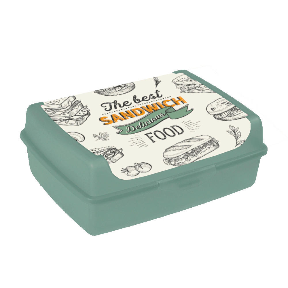 Jausenbox Grün Ca. 1 Liter, Ca. 17/13/7 Cm