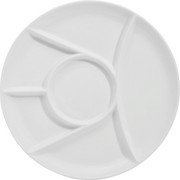 FONDUETELLER Keramik Porzellan - Weiß, Basics, Keramik (25cm) - Homeware Profession.