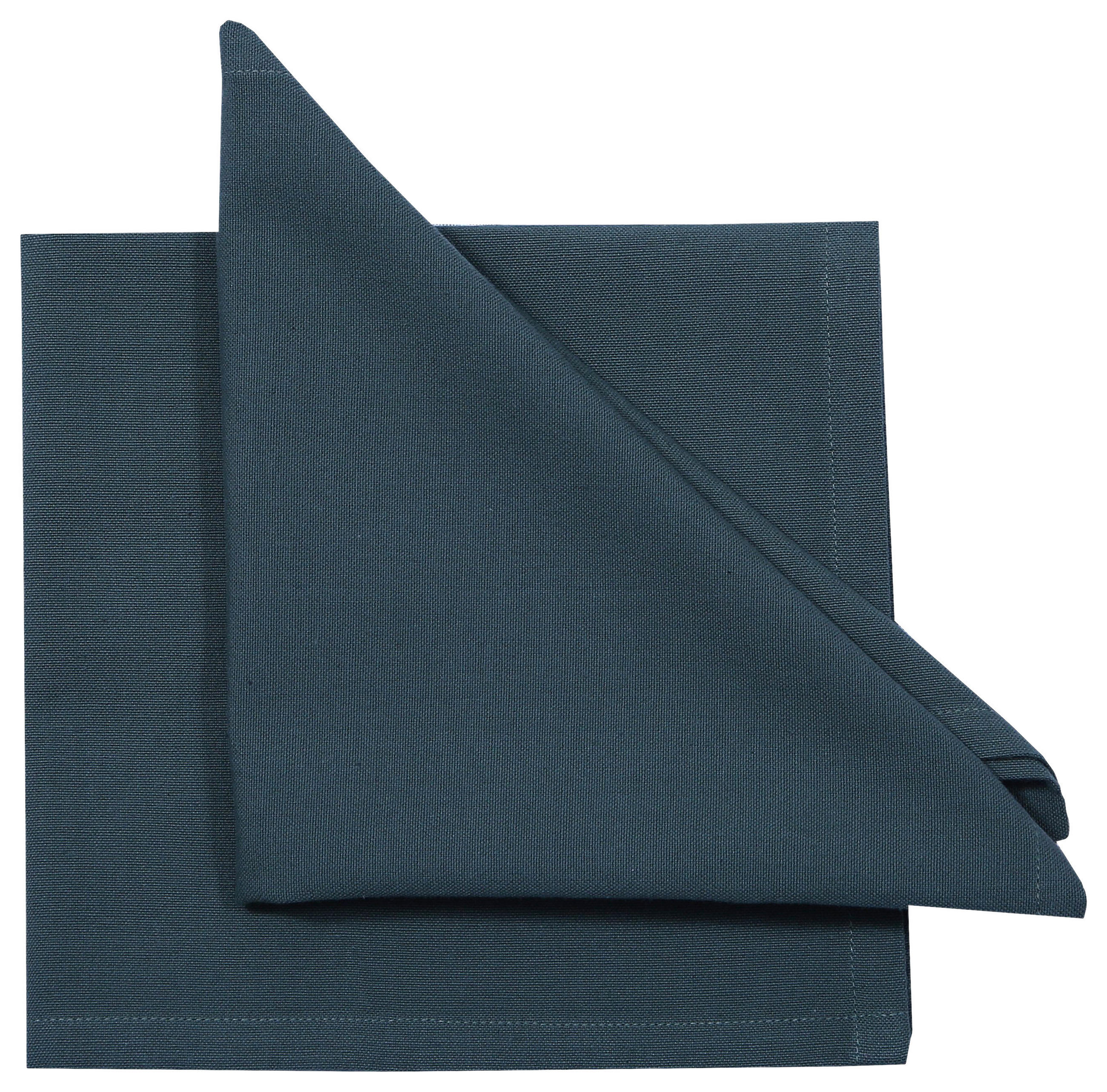 SERVIETTE  45/45 cm   - Grün, Basics, Textil (45/45cm) - Novel